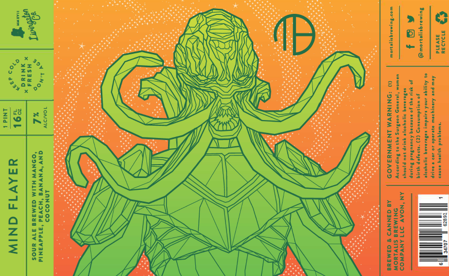 Mind Player by Mortalis Brewing - beer label